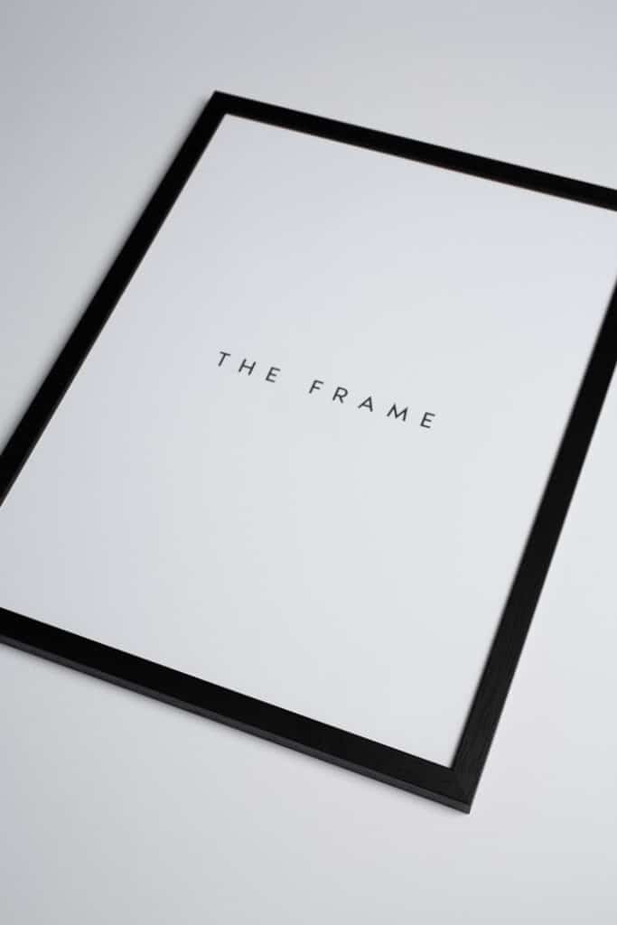 sortmalet-massiv-egetræramme Sortmalet massiv egetræramme