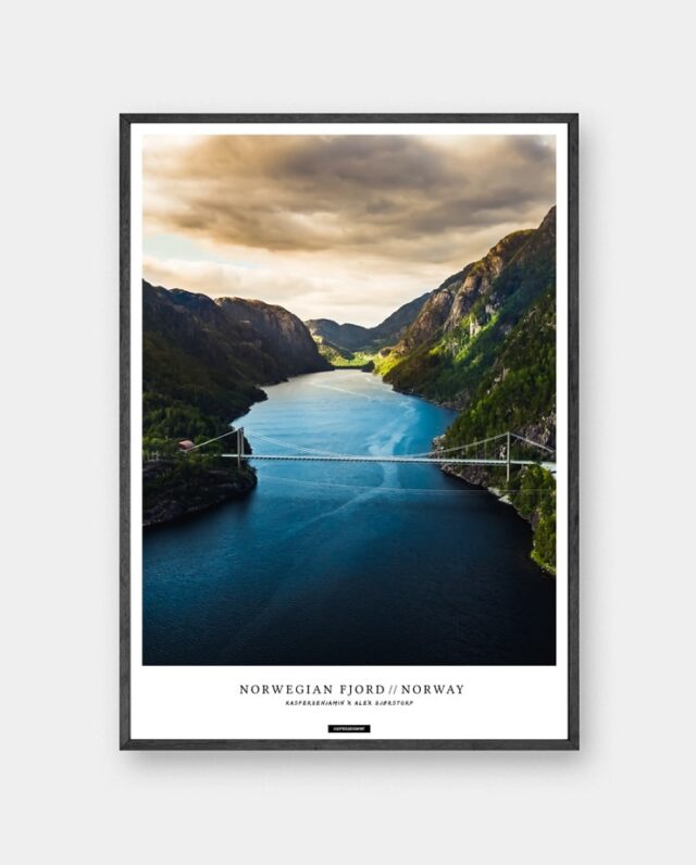 Norwegian Fjord plakat