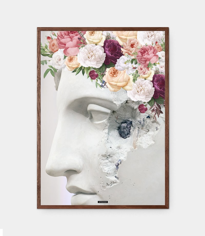 Flower Sculpture plakat