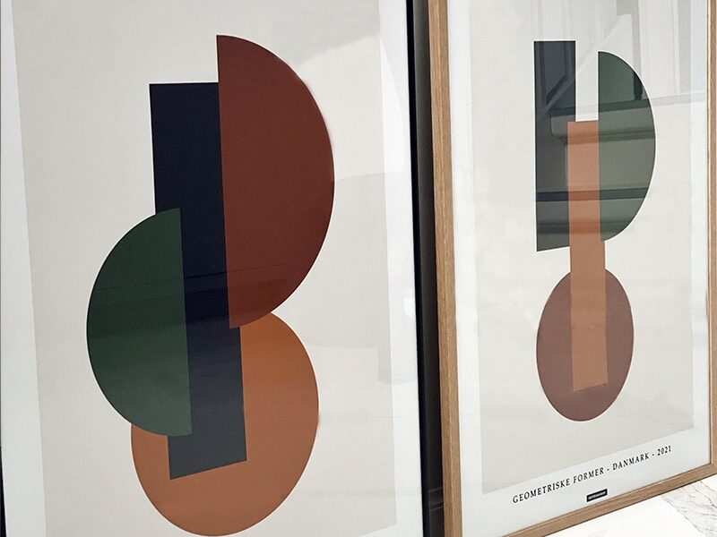 Abstrakt No.5 & 6 plakatsaet