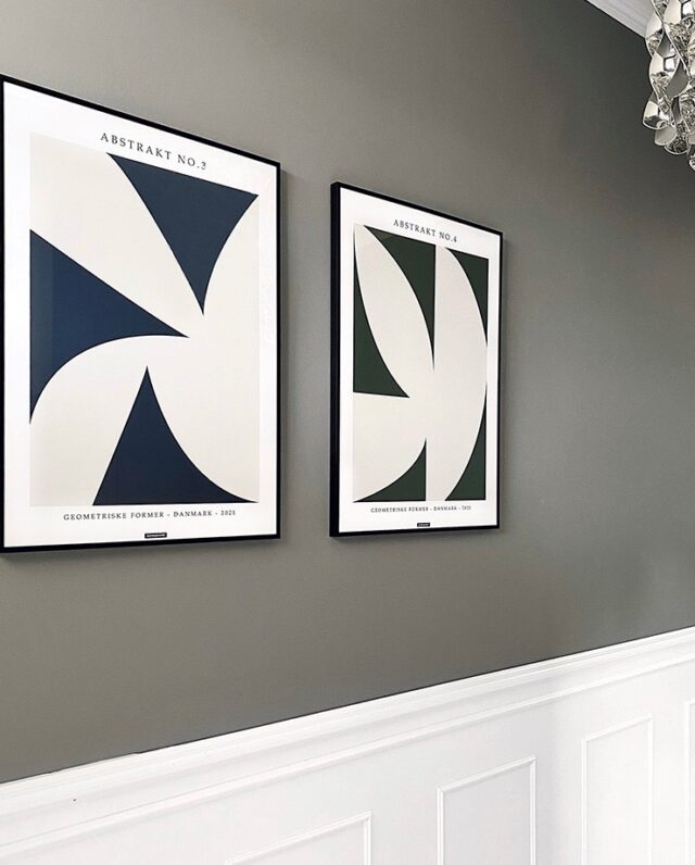 Abstrakt No.3 & No.4 plakatsæt