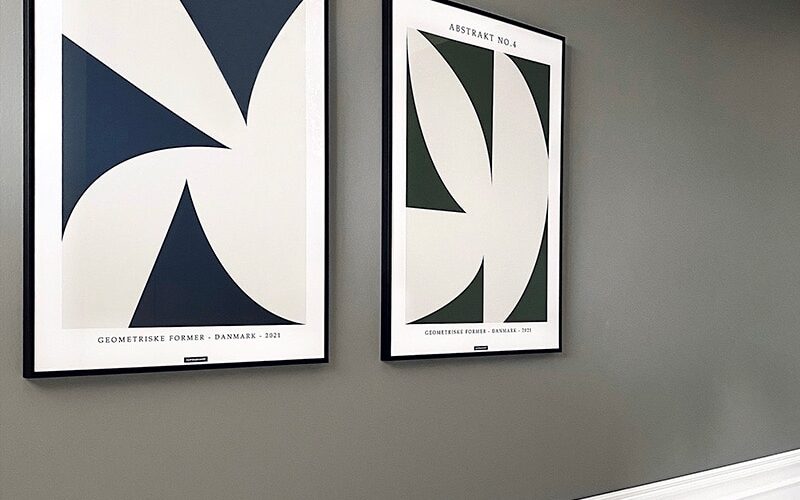 Abstrakt No.3 & No.4 plakatsæt