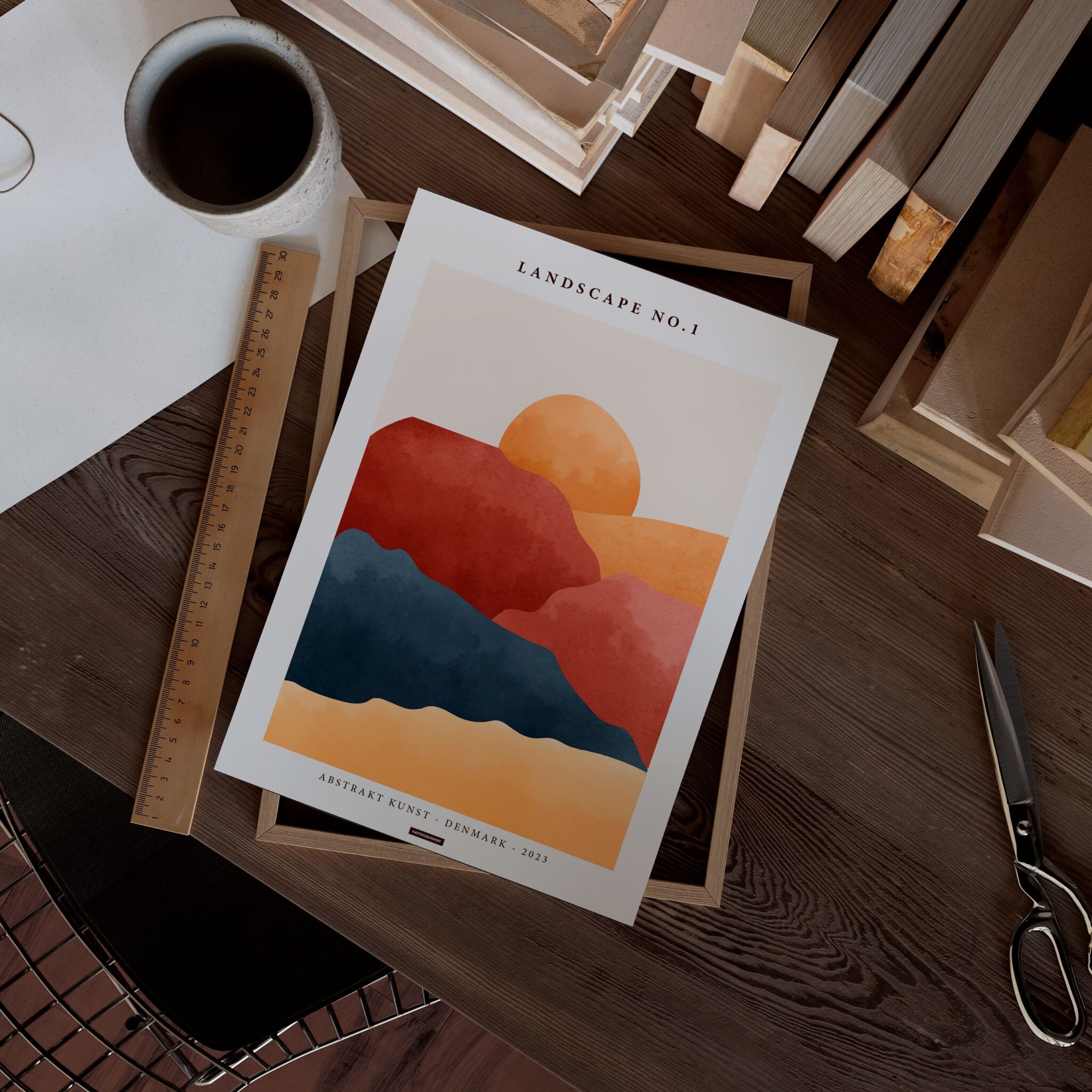 Landscape no.2 - Papir kvalitet Landscape no.2 - Papir kvalitet