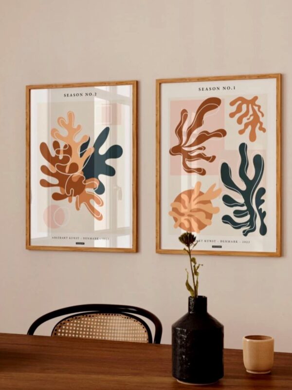SEASON NO.1 & NO.2 - Valg af rigtige plakater i stuen