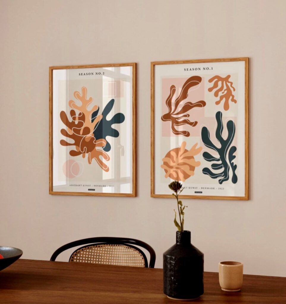 SEASON NO.1 & NO.2 SEASON NO.1 & NO.2 - Valg af rigtige plakater i stuen